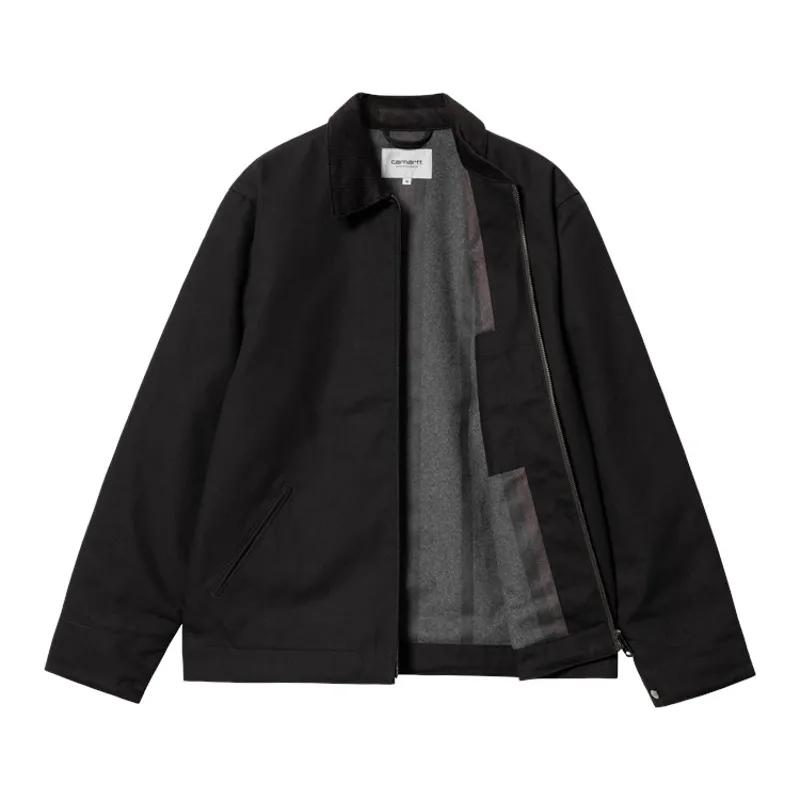 ジャケット・アウター Carhartt WIP OG DETROIT JACKET Black Carhartt WIP Detroit Jacket - Black/Black